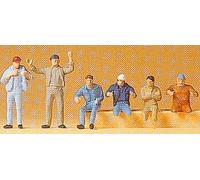 Preiser 14009 Truckers (6) Standard Figure Set