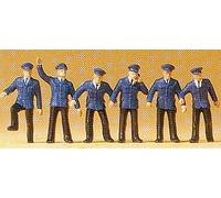Preiser 14012 DB Railway Personnel (6) Standard Figure Set
