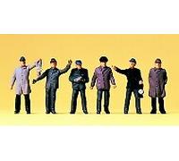 Preiser 14018 DB Railway Shunters (6) Standard Figure Set