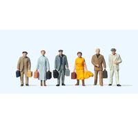 Preiser 14019 Travellers (6) Standard Figure Set
