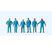 Preiser 14031 Mechanics (6) Standard Figure Set HO