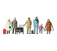 Preiser 14038 Travellers Winter Clothing (6) Standard Figure Set