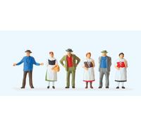 Preiser 14048 1:87 HO Market Visitors