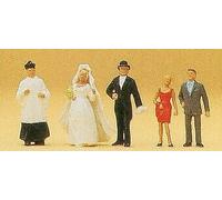 Preiser 14058 Catholic Wedding Group (5) Standard Figure Set