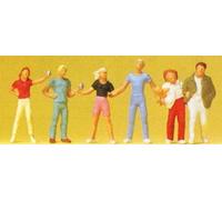 Preiser 14065 Young Passers By (6) Standard Figure Set