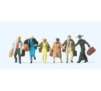 Preiser 14068 Travellers hurrying 1:87 HO