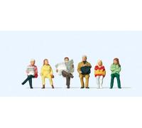 Preiser 14072 Seated railway-travellers Ho 1:87