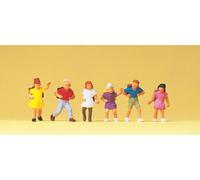 Preiser 14074 School Children OO/HO Gauge Figures