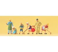 Preiser 14081 In the Garden (6) Standard Figure Set