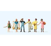 Preiser 14083 On the Farm (6) Standard Figure set HO