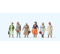 Preiser 14085 Female Commuters (6) Standard Figure Set