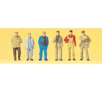 Preiser 14087 Walking Workers