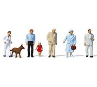 Preiser 14089 Passersby with Dog Figure Pack HO NEW