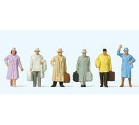 Preiser 14117 Travellers Era III (6) Standard Figure Set