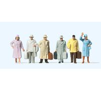 Preiser 14117 Travellers Era III (6) Standard Figure Set HO