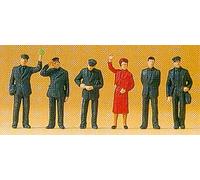 Preiser 14141 DB Train Personnel (6) Standard Figure Set