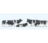 Preiser 14155 Cows (5) Standard Figure Set HO