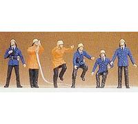 Firemen (6) Standard Painted Preiser 14200