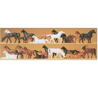 PREISER 14407 HO Scale Horses 26 Pieces