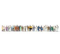 Preiser 14412 Standing/Walking Passers By (36) Standard Figure Set HO