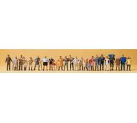 Preiser 14413 Pedestrians, Hikers, 24 Figures, H0