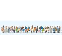 Preiser 14416 Seated People. 48 Miniature Figures, H0