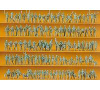 Preiser 16325 Railway Personnel/Passengers (120) Unpainted Figures