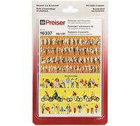 Preiser 16337 Unpainted Figure Set Passengers & Passers By Package(120) HO Model Figure