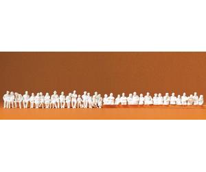 Preiser 16349 Sitting For Bus & Train 36 Unpainted Figures Model Kit HO 1:87 New