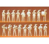 Preiser 16353 Bavarian Band (18) Unpainted Figures