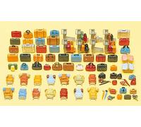 Preiser 17005 Luggage, 90 Pieces. Kit, Unpainted, H0