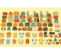 PREISER 17005 HO Scale Assorted Luggage