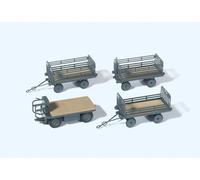 Preiser 17126 Electric Cart for Standing Drivers, Kit, H0, New 2018