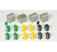 PREISER 17202 HO Scale Urban Waste Containers Set