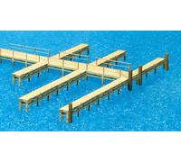 Preiser 17315 HO/OO Gauge Pontoon/Landing Stage Kit