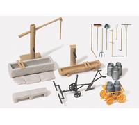 Preiser 17600 Equipment Elements for Rural Themes, Kit, H0
