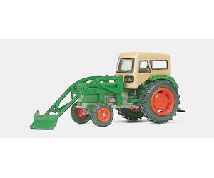Preiser 17923 Tractor DEUTZ D 6206 With BAAS Loader, H0