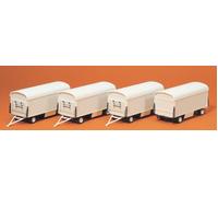 PREISER 20006 HO Scale Set Four Circus Cars