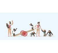 Preiser 20257 Circus Chimpanzee Act (7) Figure Set