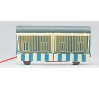 PREISER 21019 HO Scale Open Car With Circus Animal Cages Krone