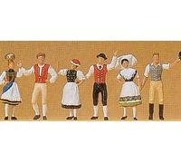 Preiser 24604 German National Costume (6) Figure Set
