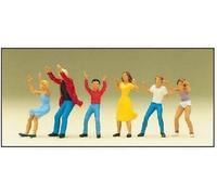 Preiser 24660 Fairground Swingboat Riders (6) Figure Set