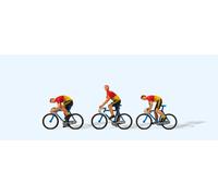 Preiser Racing Cyclists Team 1 (3) Figure Set HO Gauge PR25003
