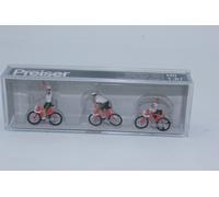 Preiser 25005 Racing Cyclist Team 2 1:87 H0 New OVP Cyclist