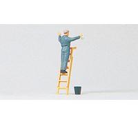 Preiser 28048 Cleaning the Carriage Figure