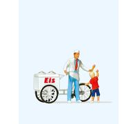 Preiser 28126 Ice Cream Man with Child Figure HO