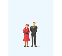 Preiser 28132 - HM THe Queen & Prince Philip - 1:87 Scale, HO Scale - Tracked 48