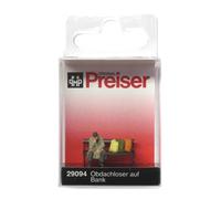 Preiser 29094 Homeless on Bench Track H0 1:87
