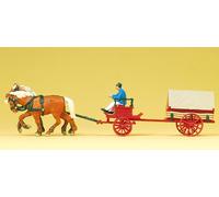 Preiser 30429 Coal Wagon, around 1900, Finished Model, H0