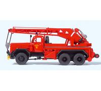 Preiser 31269 Crane Truck KW 16 F Magirus 250D 25A, Model Kit, H0, New 2021